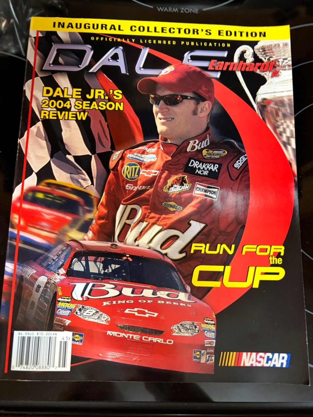 Nascar Dale Earnhardt Jr. Red & Black Collector's Coffee Table Book